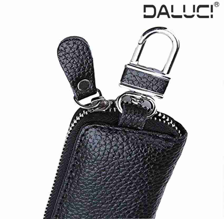 DALUCI PU Leather Car Key Wallets Men Key Holder Keys Organizer Covers  Zipper Case Key Chain Price in India - Buy DALUCI PU Leather Car Key  Wallets Men Key Holder Keys Organizer