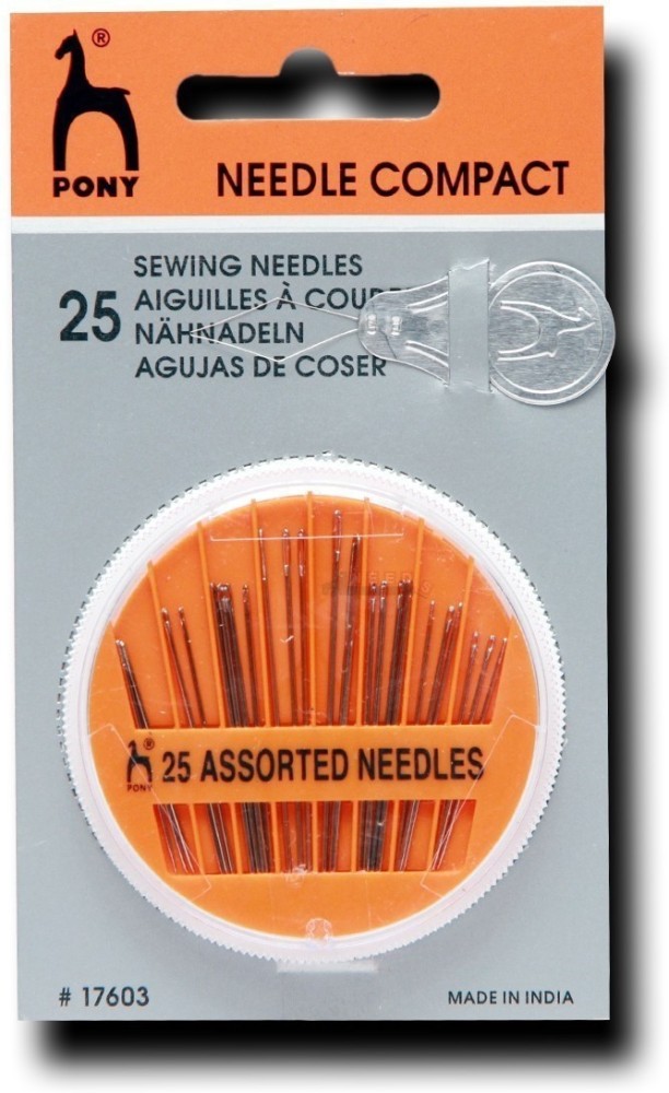 Singer Assorted Hand Needles in Compact, 25-Count 