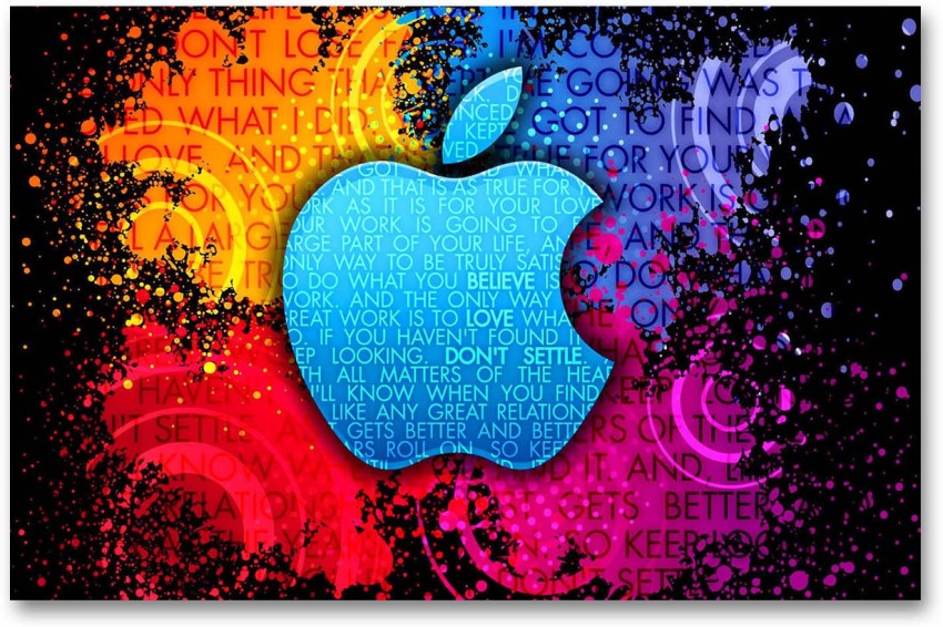 Wall Poster - Apple Logo - HD Quality Wall Poster Paper Print - Decorative  posters in India - Buy art, film, design, movie, music, nature and  educational paintings/wallpapers at Flipkart.com