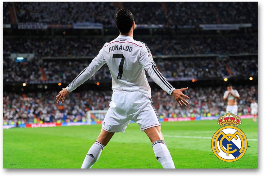 Real Madrid C.F. Wall Poster - Cristiano Ronaldo - CR7 - HD Quality  Football Poster Paper Print - Decorative posters in India - Buy art, film,  design, movie, music, nature and educational
