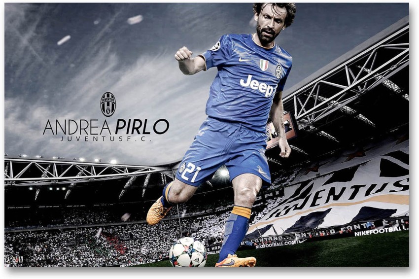 Andrea Pirlo Poster - Juventus Art