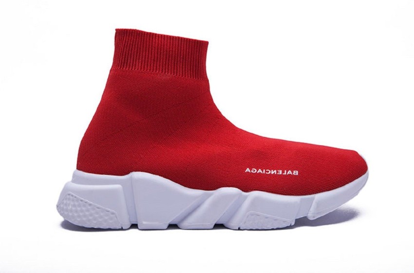 Balenciaga red cheap shoes men