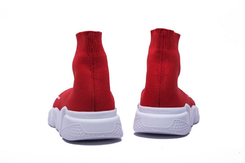 Red balenciaga sock on sale trainers