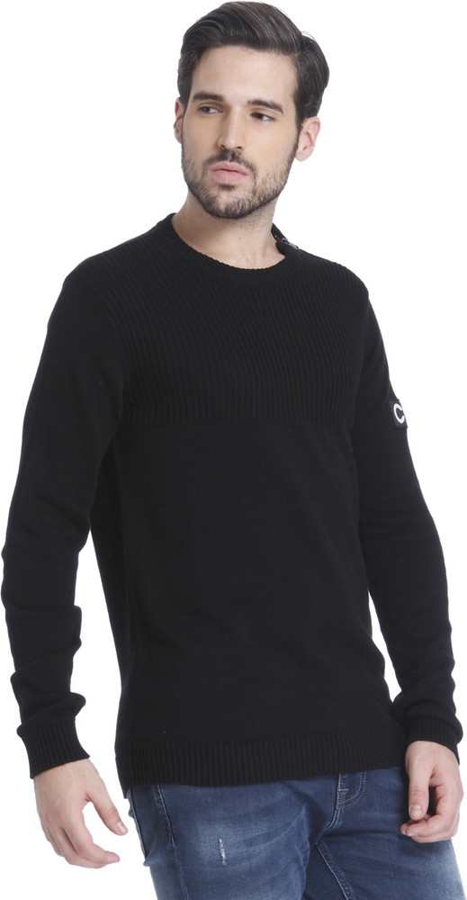 GAKKIN × BUDSPOOL 花罰家紋 COTTON KNIT JACQUARD SWEATER CHARCOAL-BLACK – GXX