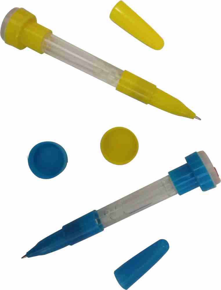4 in 1 Bubble Pen Stamper With Light For Kids (Pack of 6)