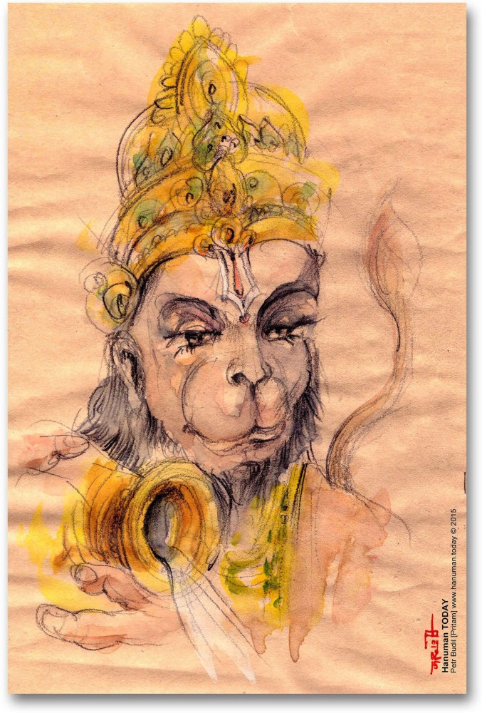 How To Draw Hanuman Step By Step Easy | Hanuman Ji Pencil Drawing | Lord  Hanuman Ji Drawing Easy - YouTube