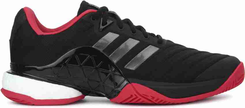 Adidas barricade 2018 outlet boost black/scarlet men's shoes