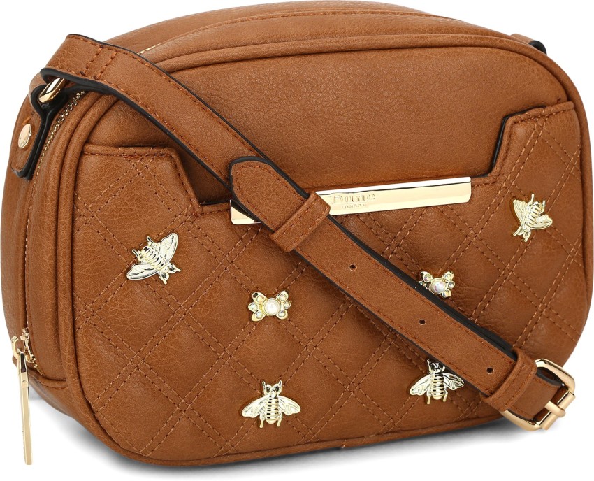 Dune London Brown Sling Bag BUGSY Brown Price in India Flipkart