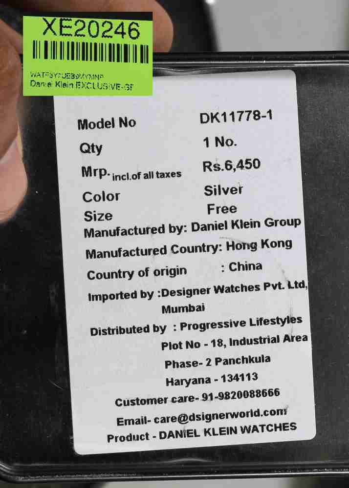 Daniel klein customer on sale care