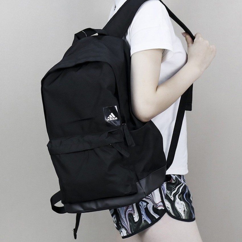 ADIDAS CLASSIC BP 25 L Laptop Backpack BLACK BLACK WHITE Price in India Flipkart