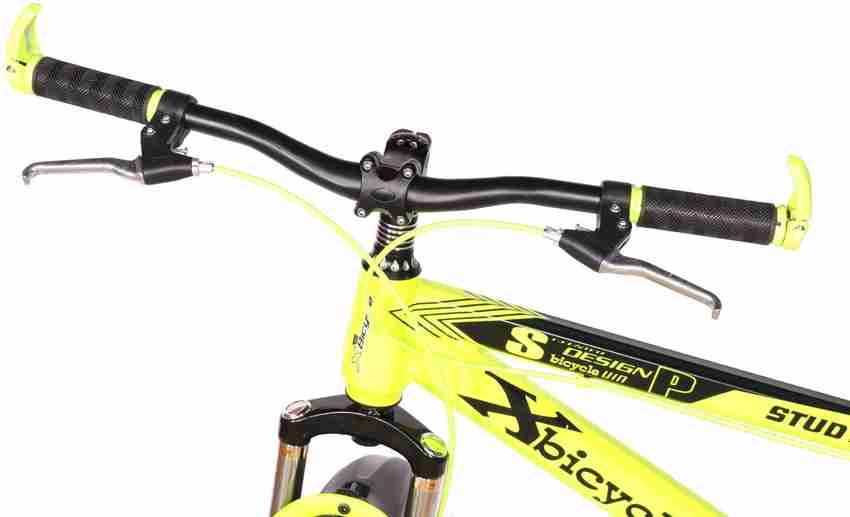 X Bicycle Stud Sporty Bike For Teenagers Yellow 24 T Mountain