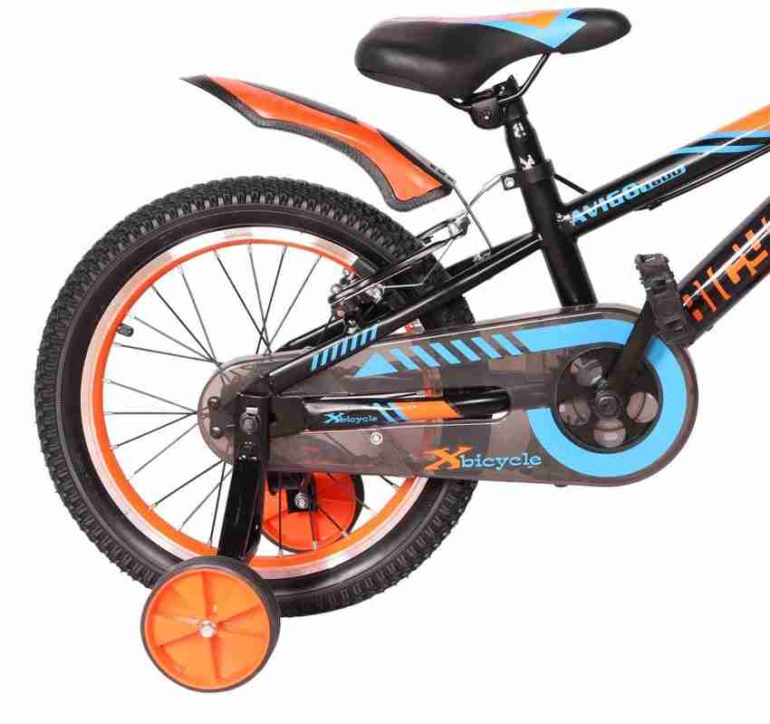 X Bicycle Avigo Sporty Bike For Kids Age Of 5 8yrs Black Red 16 T