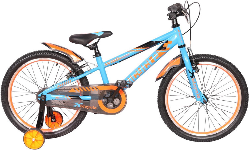 X Bicycle Avigo Sporty Bike For Kids Age Of 5 8yrs Blue Orange