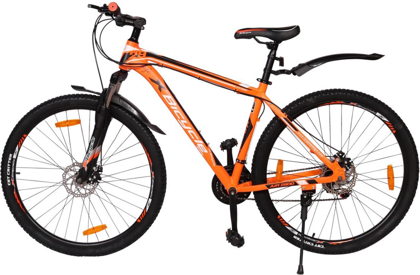 X Bicycle Air 29er Bike For Adults Orange 29 T Mountain Hardtail