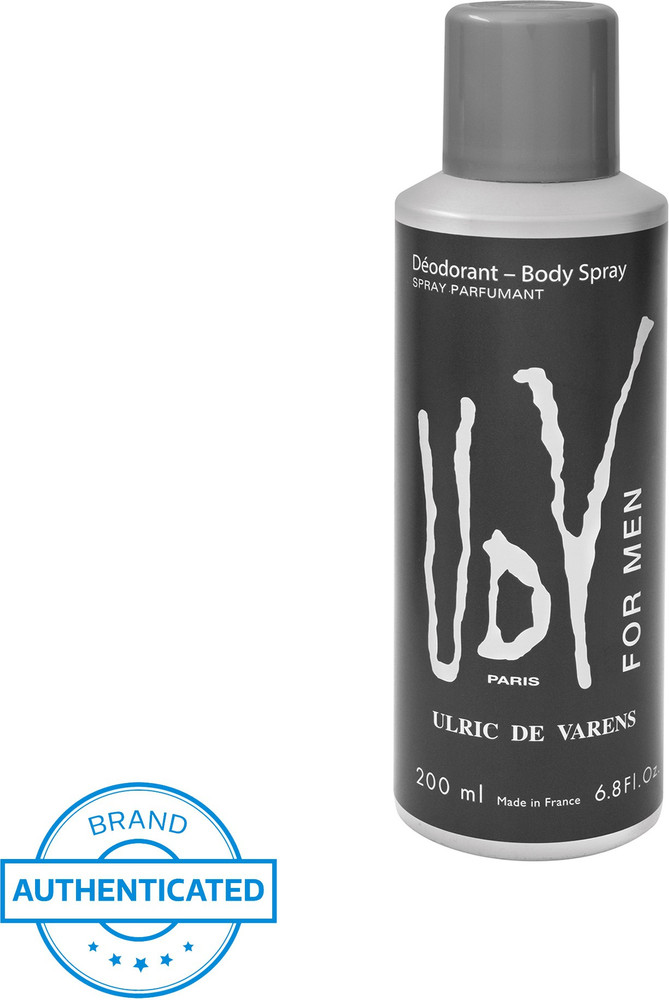 ULRIC DE VARENS Grey Deodorant Spray For Men Price in India