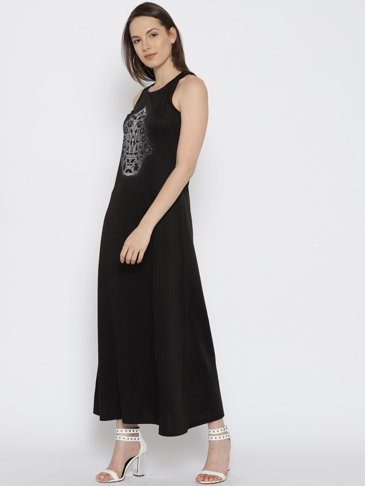 Global desi hotsell black maxi dress