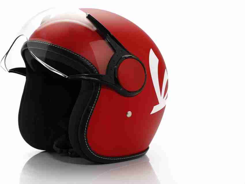 Vespa helmet red shop