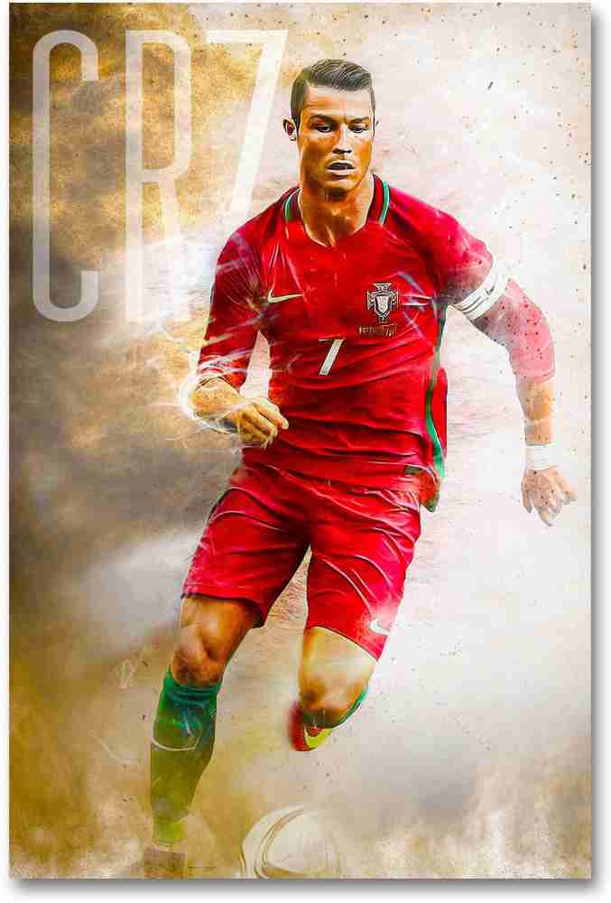 Portugal National Football Team Wall Poster - Cristiano Ronaldo