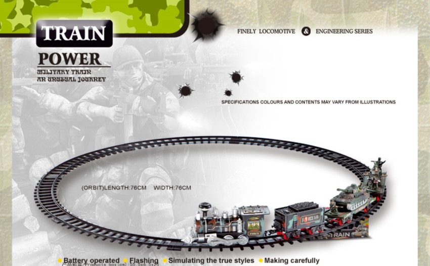 Lego shop military train