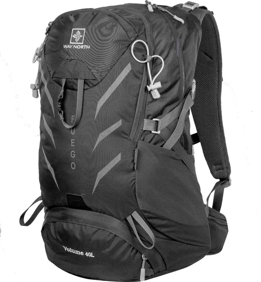 Way North WayNorth 40 Ltrs Rucksack Hiking Trekking Premium Quality Bag With Raincover Rucksack 40 L Black Price in India Flipkart