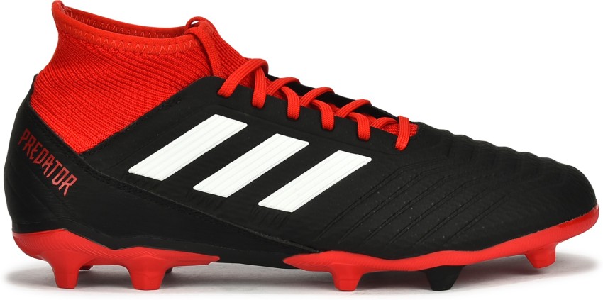 Adidas predator 18.3 black hotsell and red