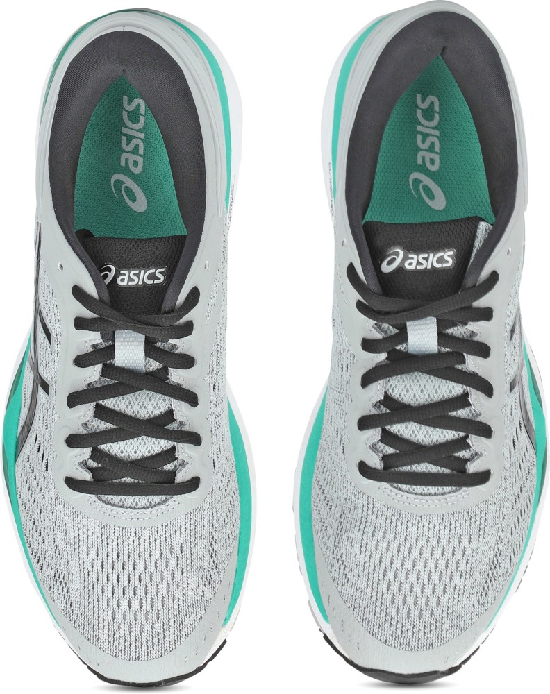 Asics women's gel-kayano 24 shoe - mid clearance grey/black/atlantis