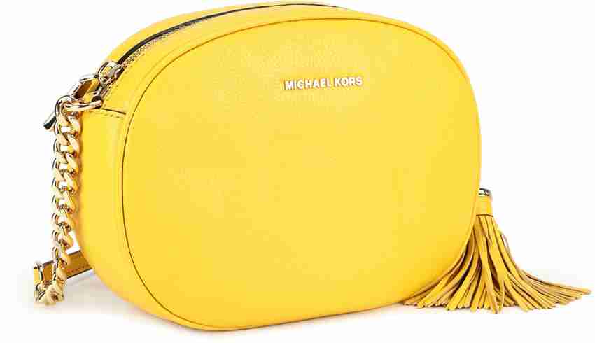MICHAEL KORS Yellow Sling Bag 30H6GGNM2L SUNFLOWER Price in