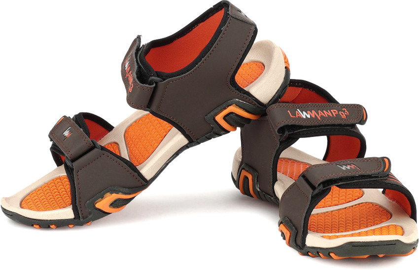 LAWMAN PG3 Men Brown Orange Sports Sandals Buy LAWMAN PG3 Men