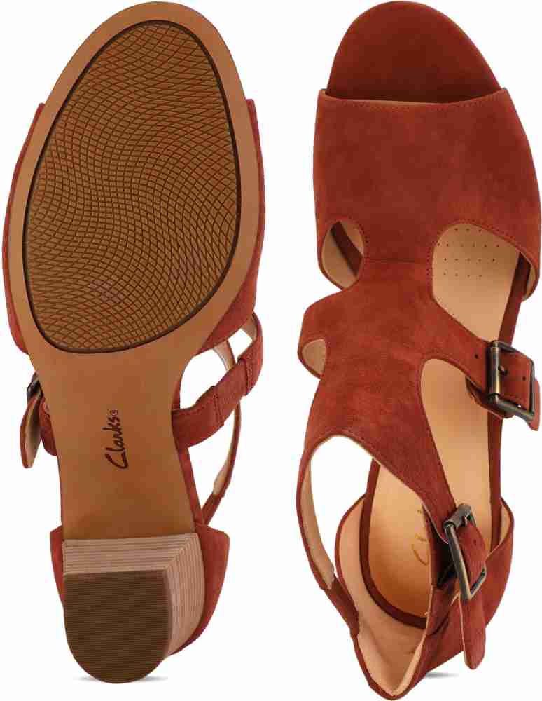 CLARKS Deloria Kay Mahogany Women Heels Buy Brown Color CLARKS Deloria Kay Mahogany Women Heels Online at Best Price Shop Online for Footwears in India Flipkart