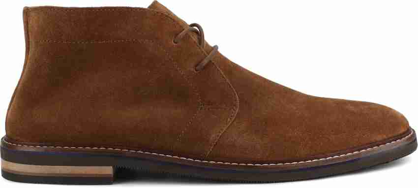 Bostonian Dezmin Mid Cola Suede Corporate Casuals For Men