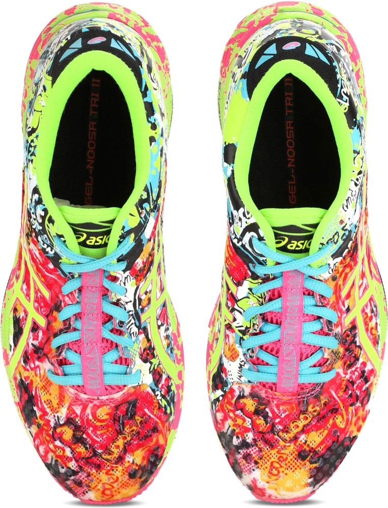 Asics GEL NOOSA TRI 11 Running Shoes For Women Buy HOT PINK FLASH YELLOW BLACK Color Asics GEL NOOSA TRI 11 Running Shoes For Women Online at Best Price Shop Online for Footwears in