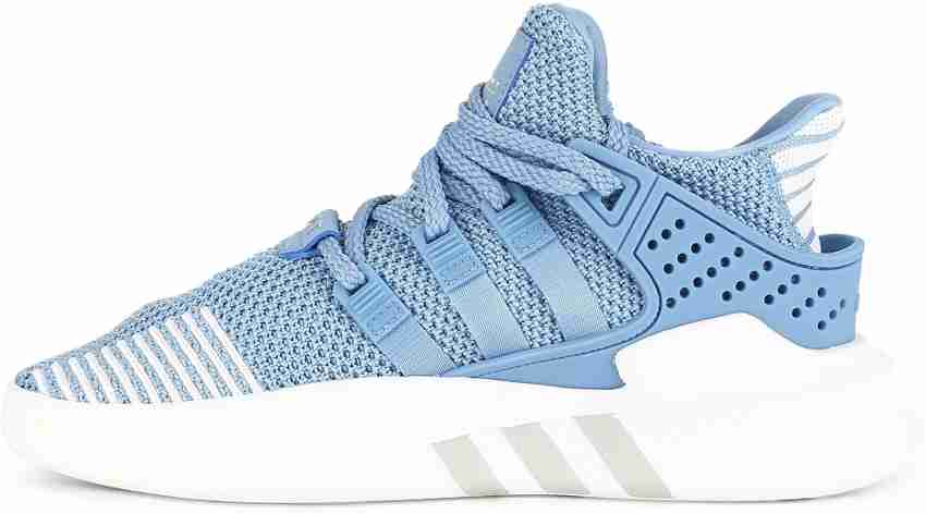 Equipment adv store blue basketball shoes