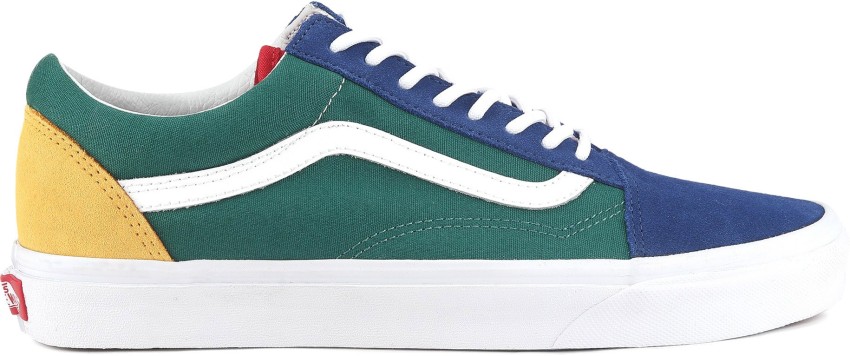 Vans green outlet blue yellow