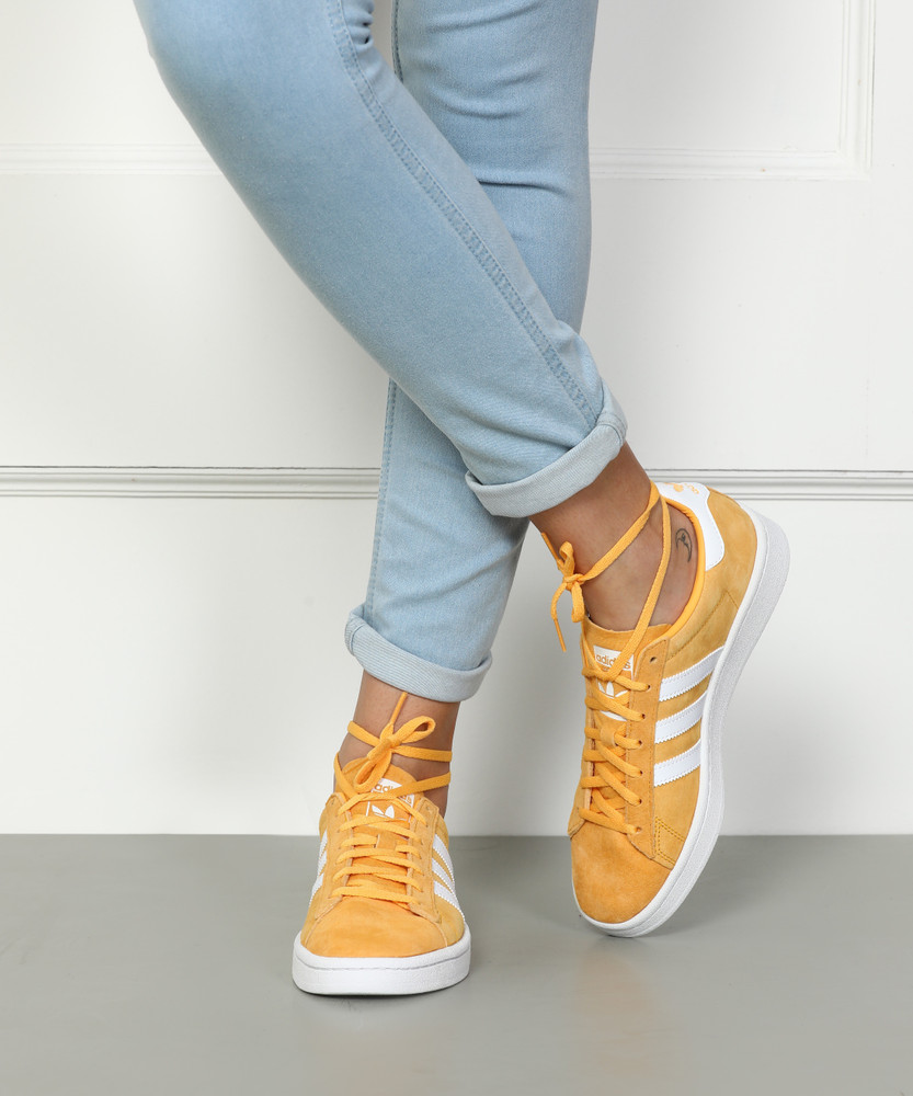 Adidas campus yellow womens cheap