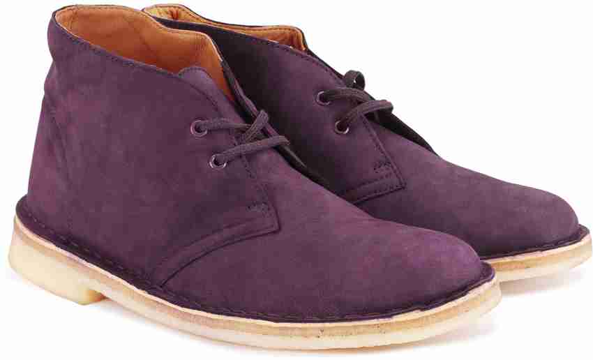 CLARKS Desert Boot. Aubergine Corpate Casuals For Women Buy Purple Color CLARKS Desert Boot. Aubergine Corpate Casuals For Women Online at Best Price Shop Online for Footwears in India Flipkart