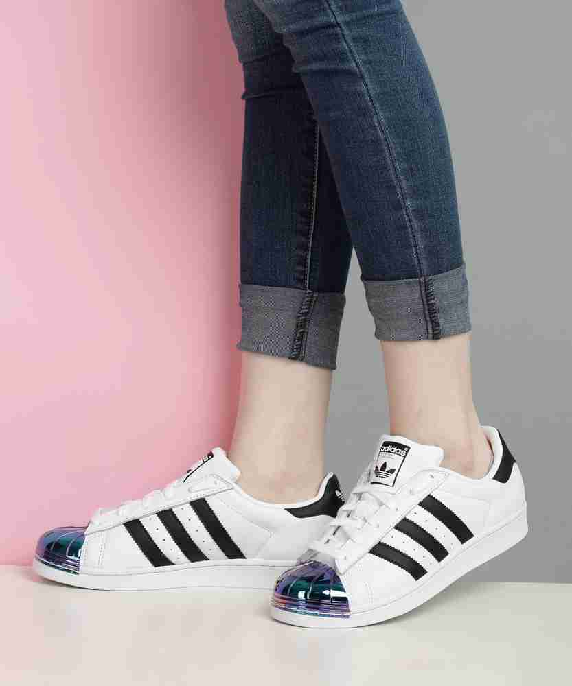 ADIDAS ORIGINALS SUPERSTAR MT W Sneakers For Women Buy FTWWHT CBLACK SUPCOL Color ADIDAS ORIGINALS SUPERSTAR MT W Sneakers For Women Online at Best Price Shop Online for Footwears in India