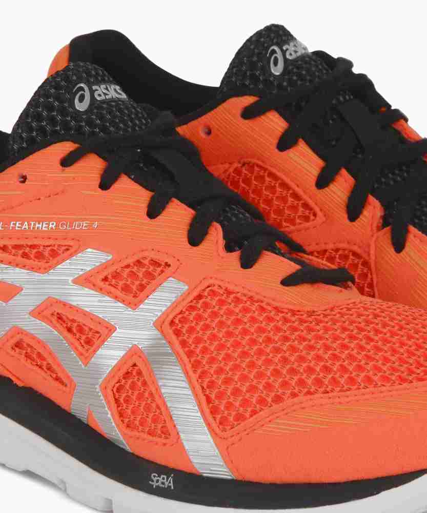Asics gel feather glide 2 mens running shoes - orange hotsell