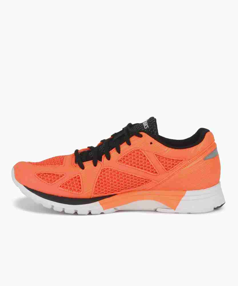 Asics gel feather glide 2 top mens running shoes - orange