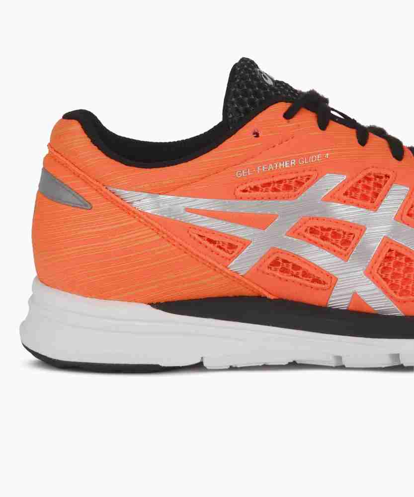 Asics gel feather glide 2 mens running shoes - orange hotsell