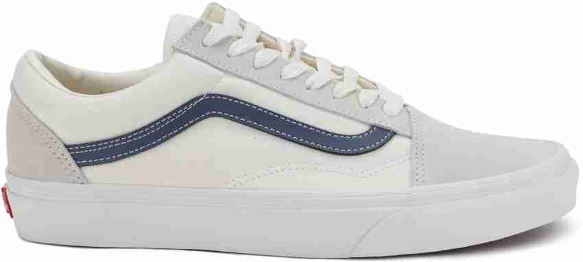 Vans old skool outlet vintage white indigo