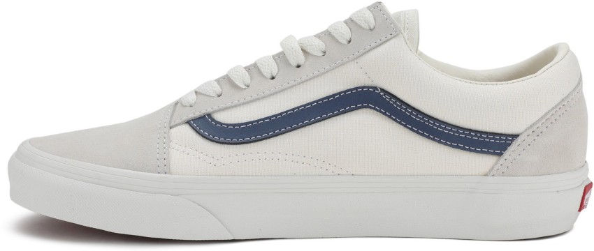 Vans old skool on sale vintage white vintage indigo