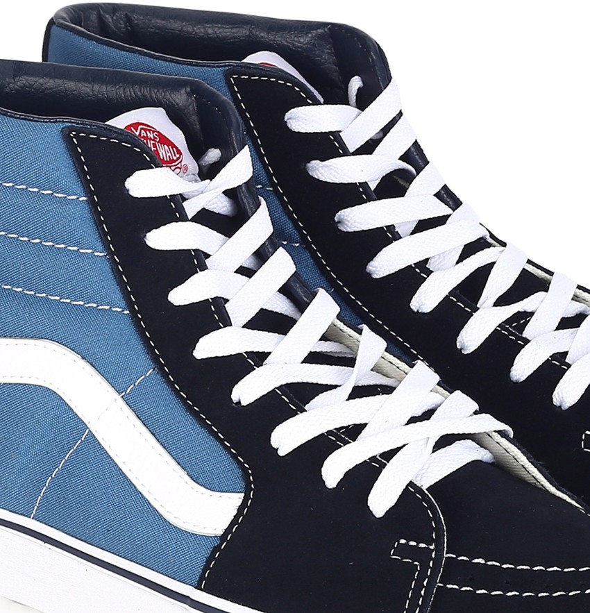 High top vans outlet navy blue