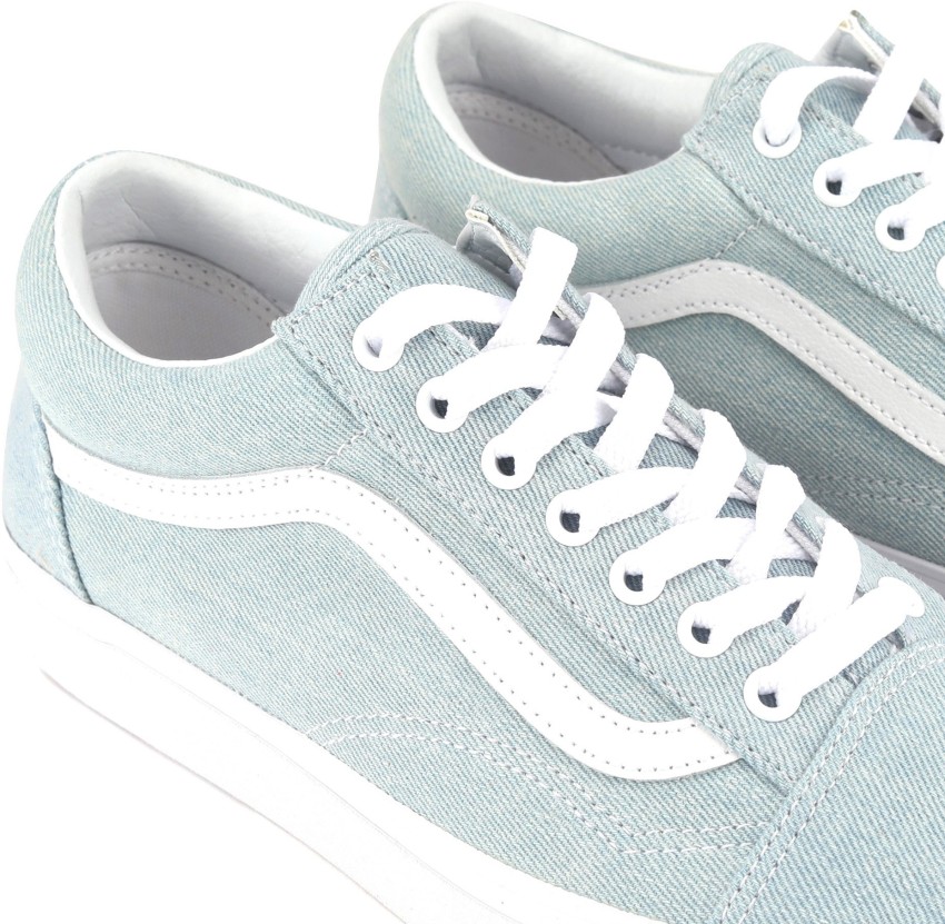 Vans old skool shop denim baby blue