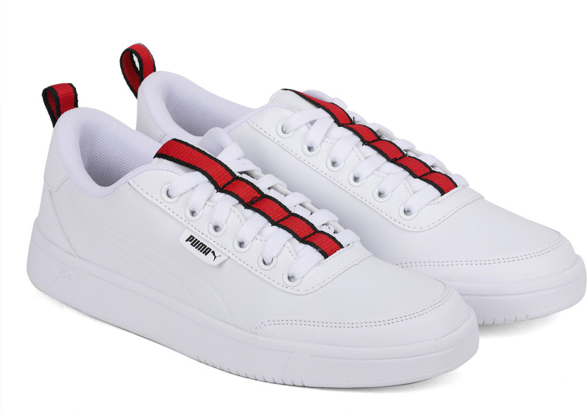 Puma court breaker store flag sneakers white