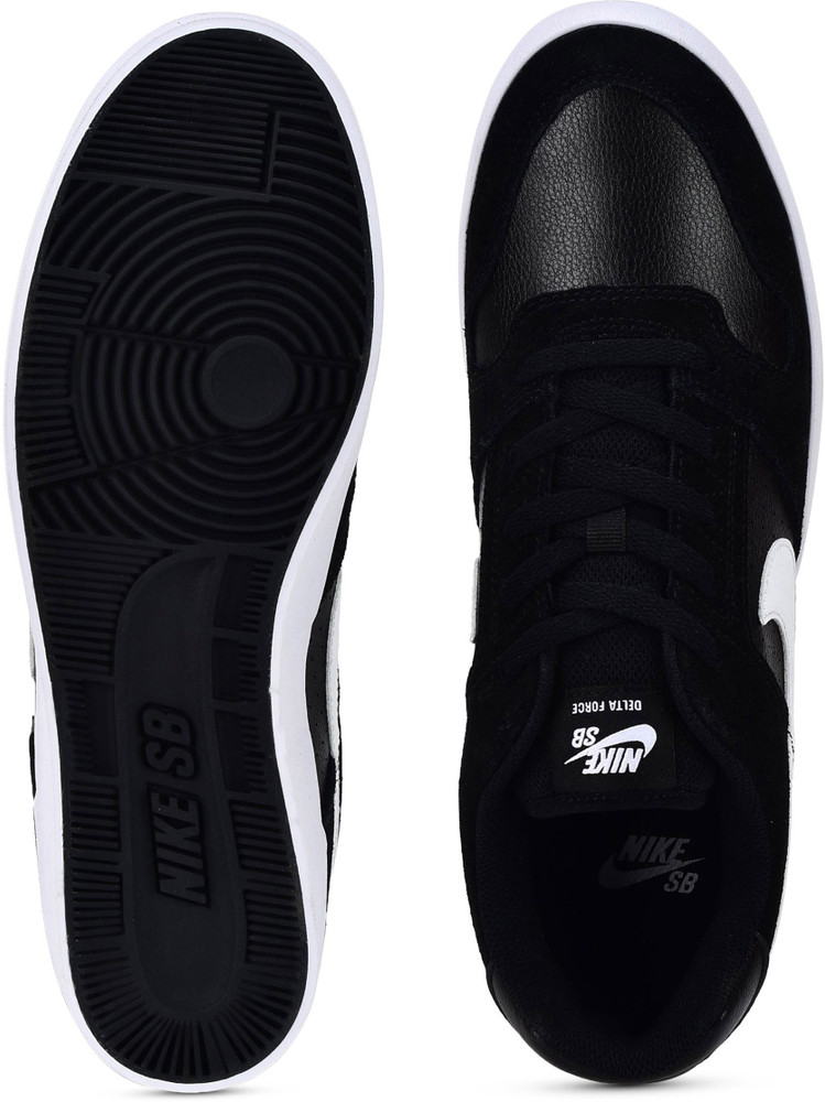 NIKE Sb Delta Force Vulc Sneakers For Men Buy BLACK WHITE ANTHRACITE WHITE Color NIKE Sb Delta Force Vulc Sneakers For Men Online at Best Price Shop Online for Footwears in India