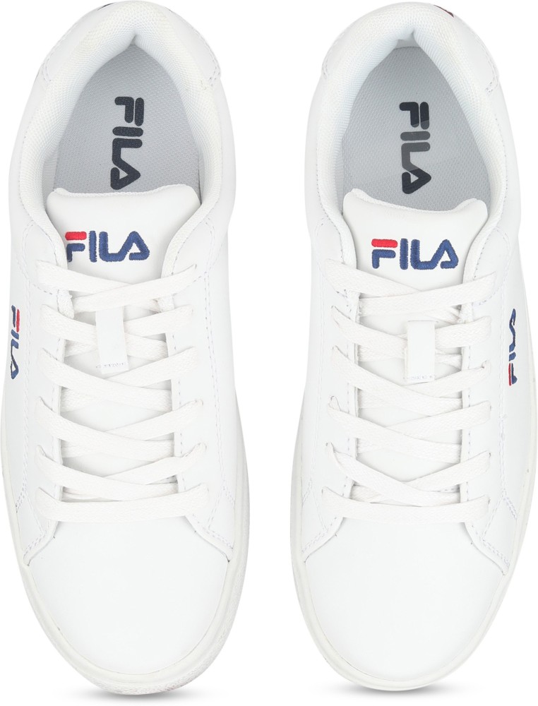 Fila upstage on sale low white