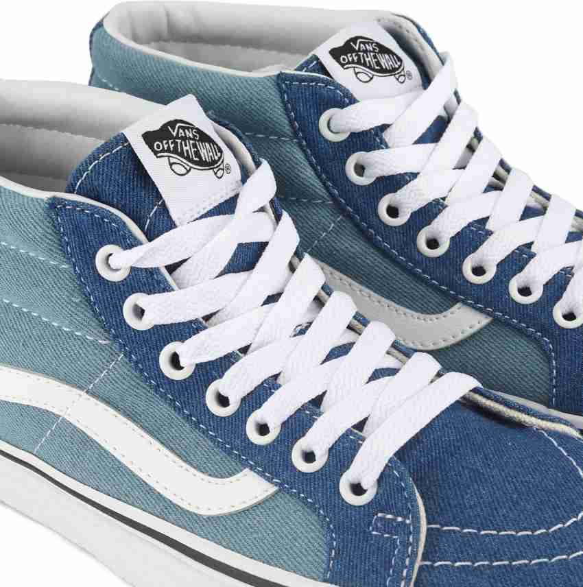 Vans sk8 mid sales blue