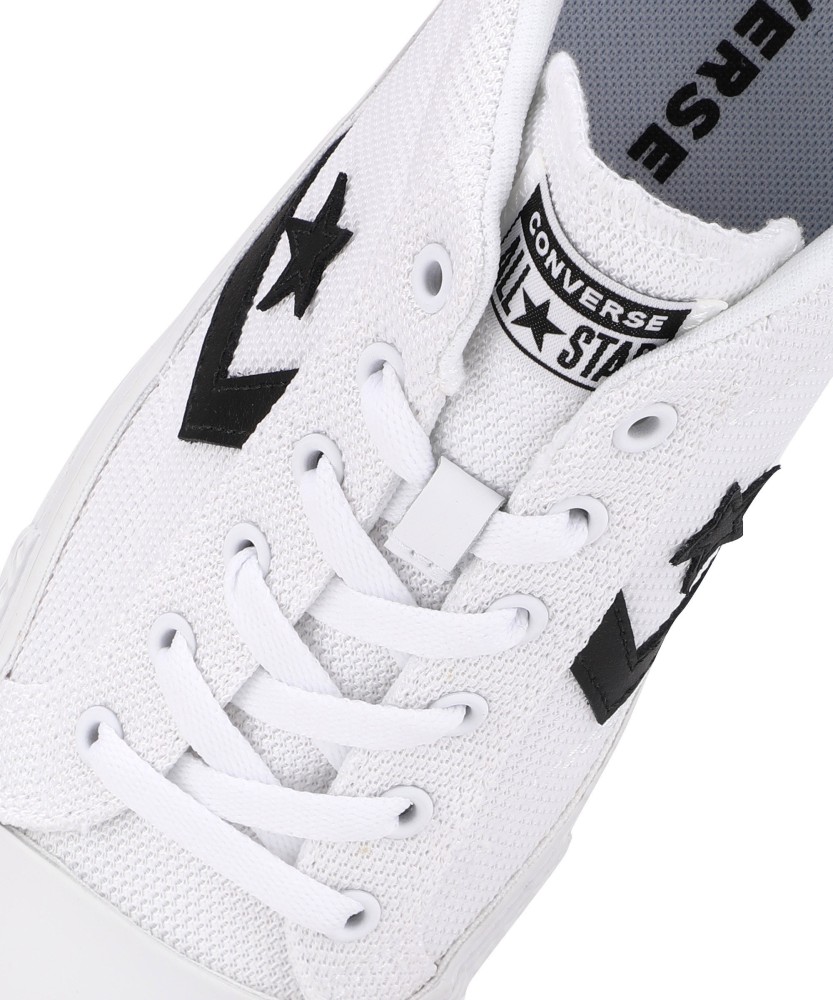 Converse Star Player All Star Velcro Piel Blanca