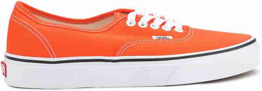 Orange hot sale vans sneakers