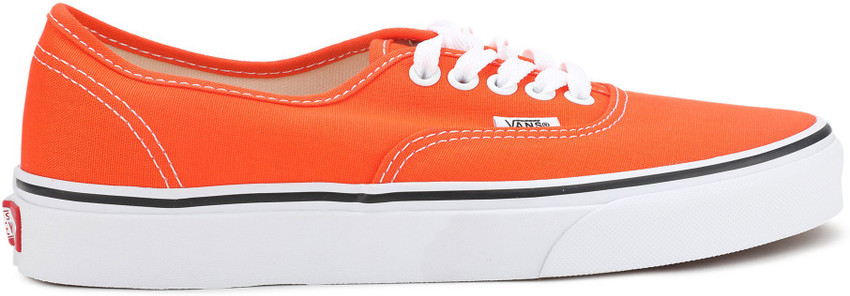 Orange vans low top online